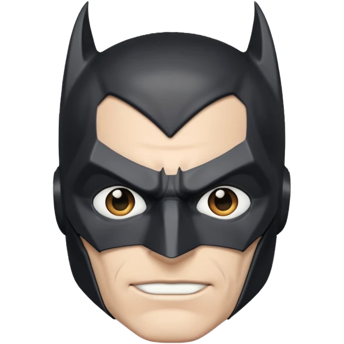 White Batman emoji