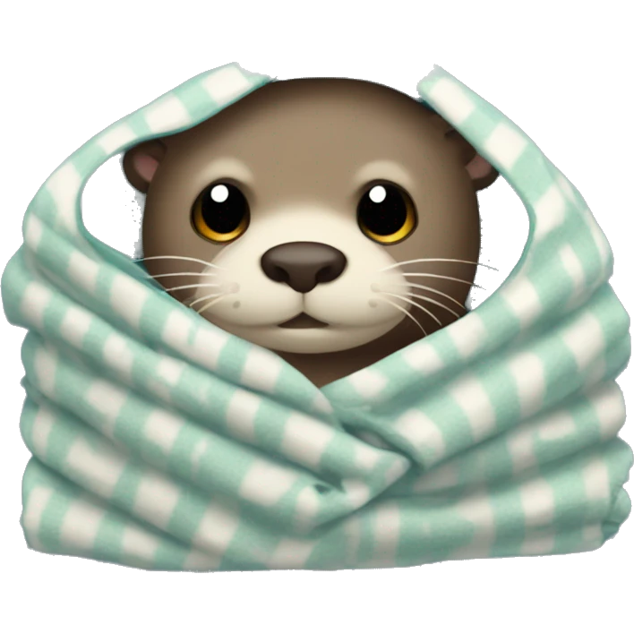otter in a blanket emoji