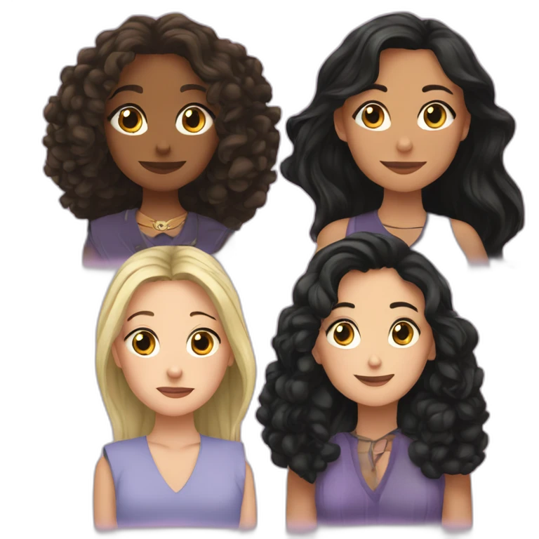 prue, piper and phoebe emoji