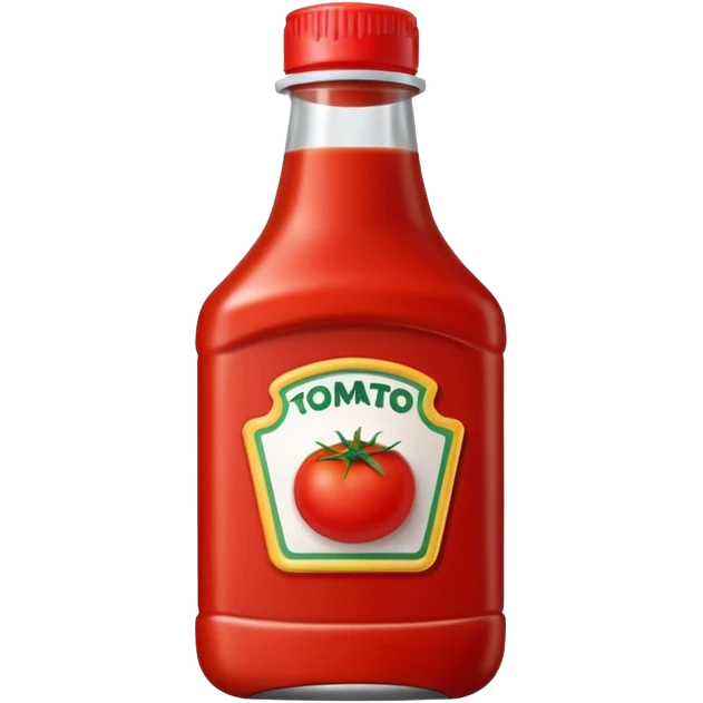 bottle tomato ketchup emoji