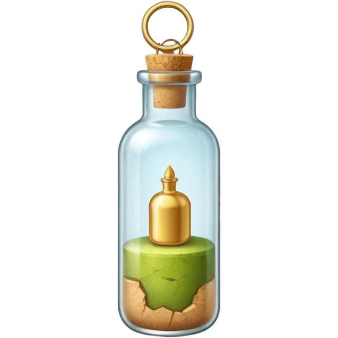 A Message Bottle, ring inside emoji