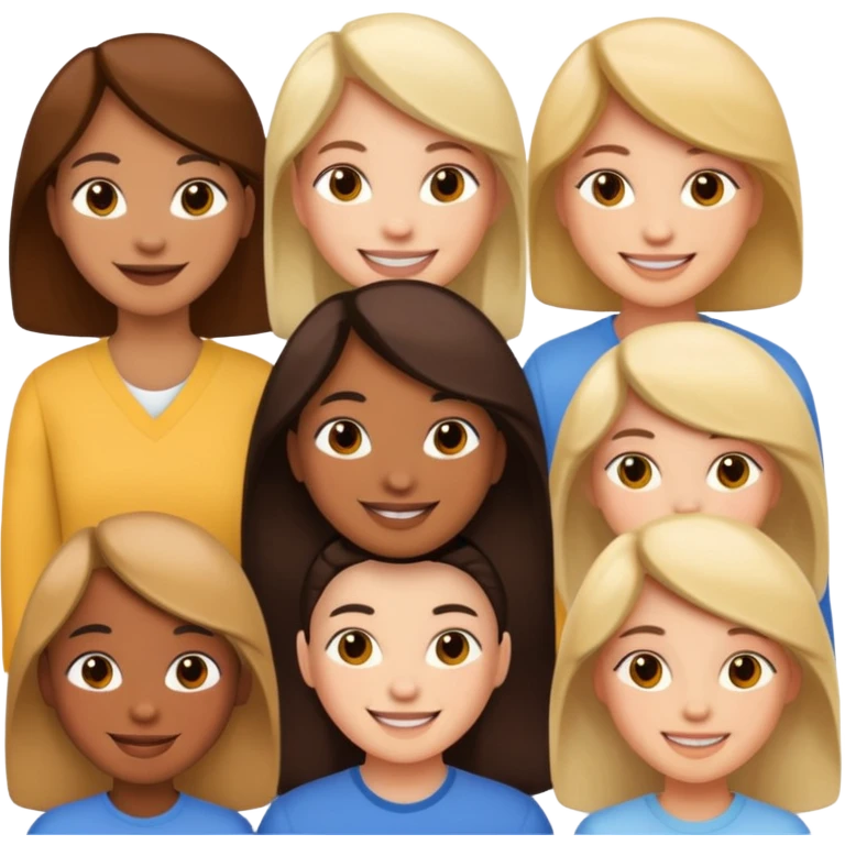 Make a croud of people emoji