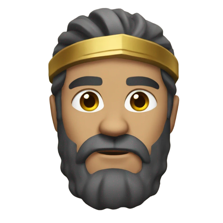Leonidas sin barba emoji