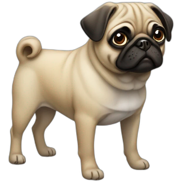 Pug dog emoji