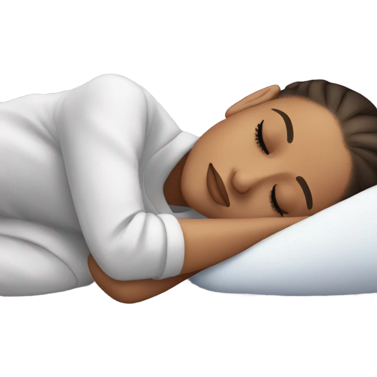 Ariana Grande sleeping emoji