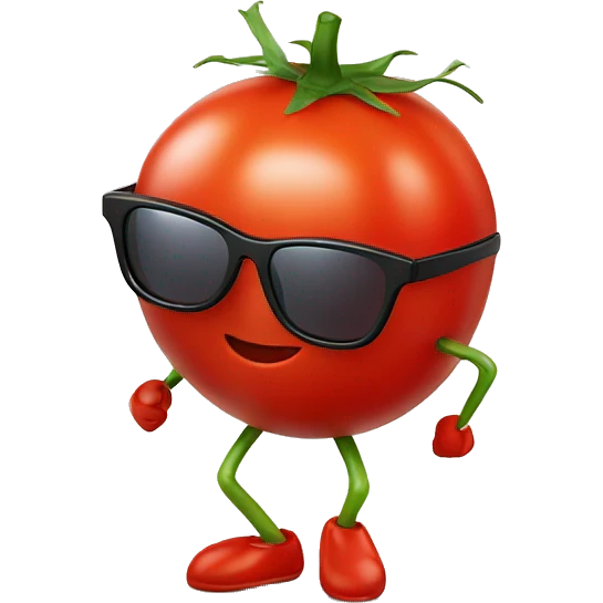 Tomatoes Dancing With Sunglasses emoji
