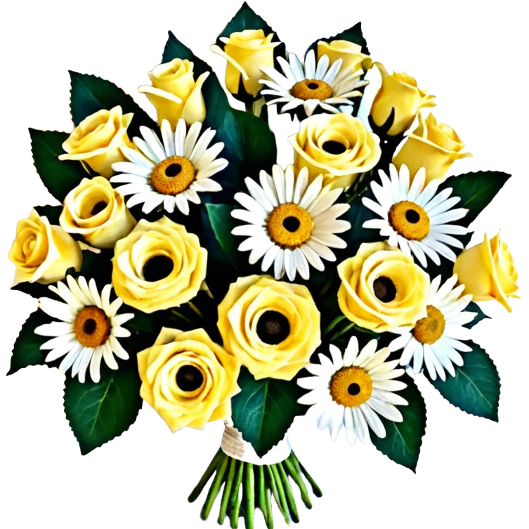 букет из ромашек emoji