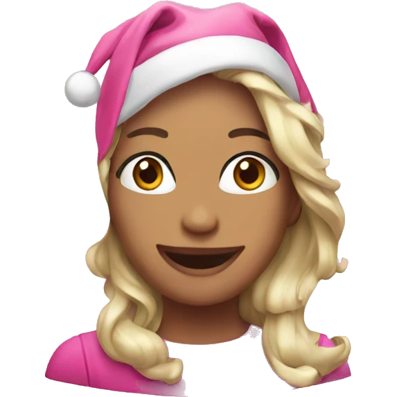 Pink Christmas  emoji