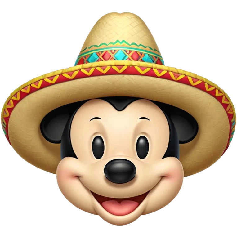 mickey with sombrero  emoji