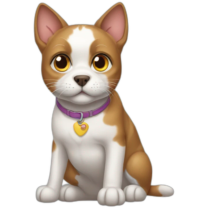 Cat dog emoji