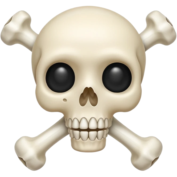 can you generate simple emoji about healthy bone make it cute emoji