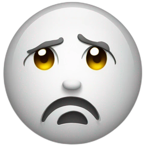 Sad face  emoji