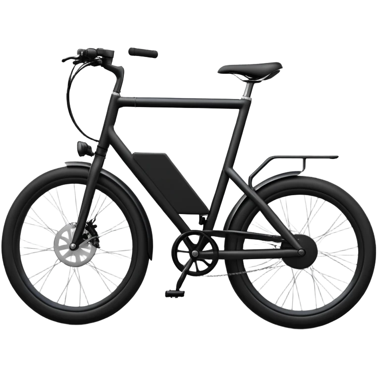 black electric bicycle emoji