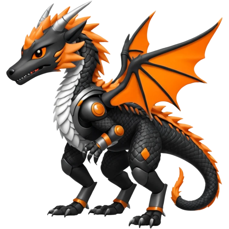 Koraidon-Nargacuga-Dutch-Angel-Dragon-Sergal-Protogen-hybrid-fusion-creature, full body emoji