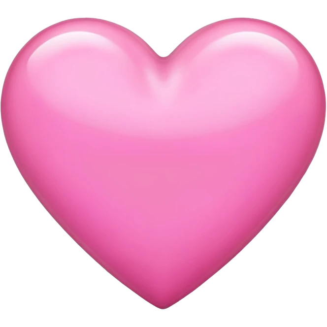 Pink heart emoji