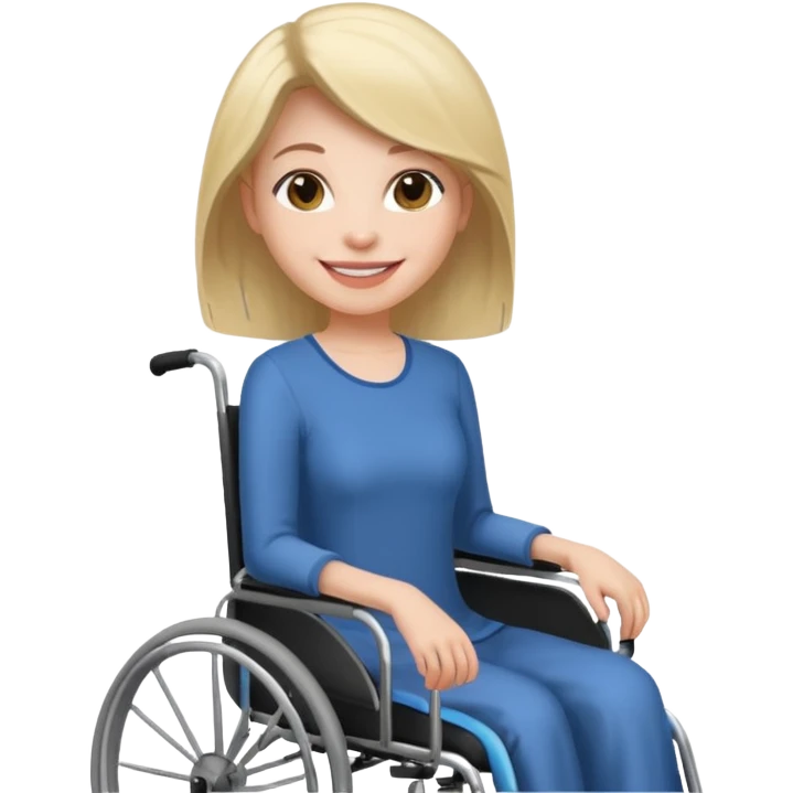 Woman in a wheelchair  emoji