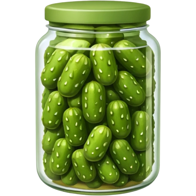 1 pickle, not in a jar but no face emoji