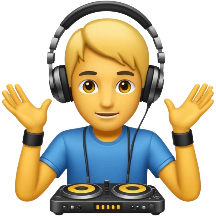 DJ with headphones emoji