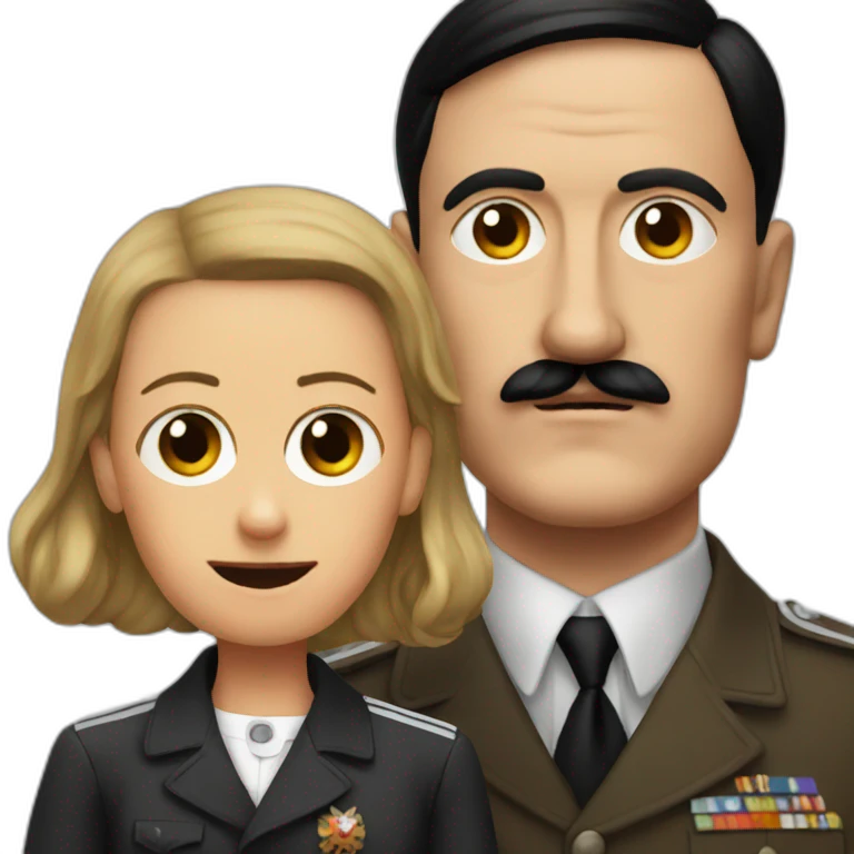 Hitler and his mom emoji