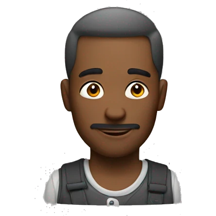 a man creates something emoji