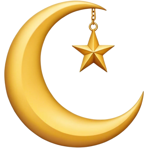 Ramadan crescent  emoji