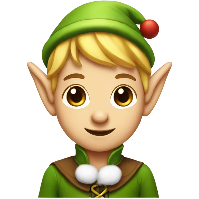 Cute elf emoji