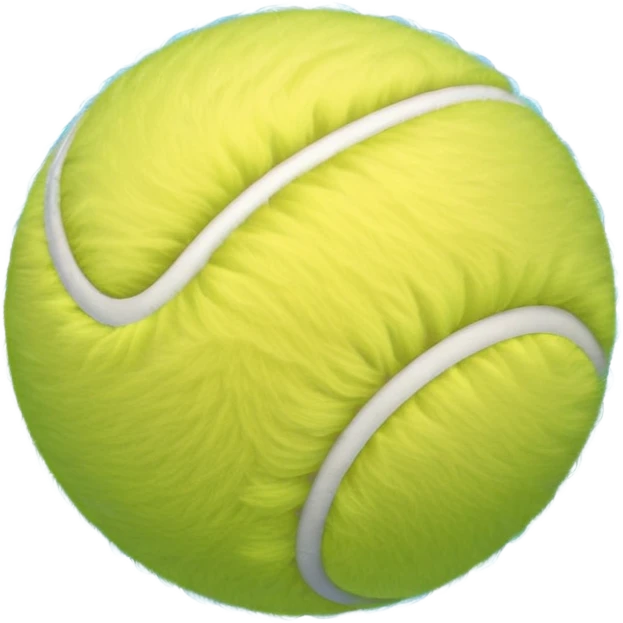 light blue tennis ball emoji
