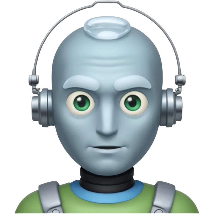 mr freeze with green shirt emoji