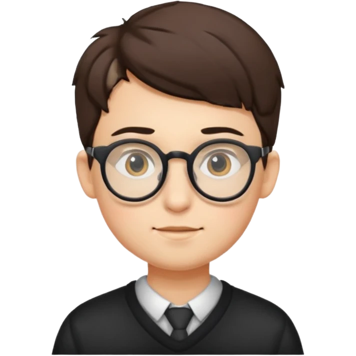 boy wearing spectacles emoji