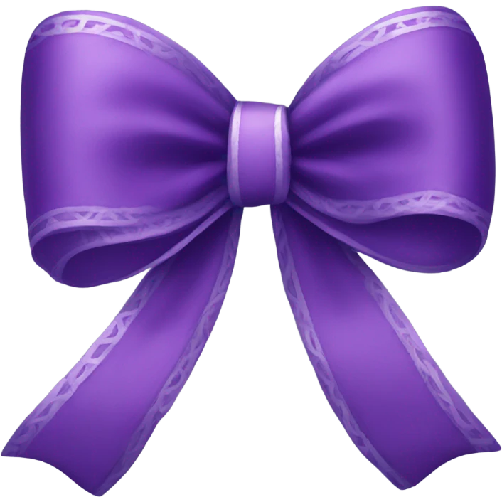 Purple Bow emoji
