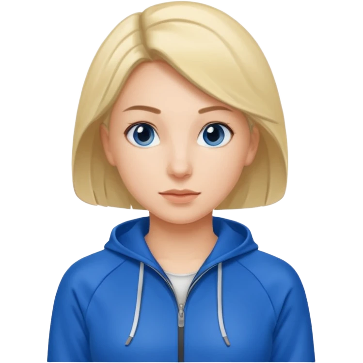 woman walks in a tracksuit   emoji