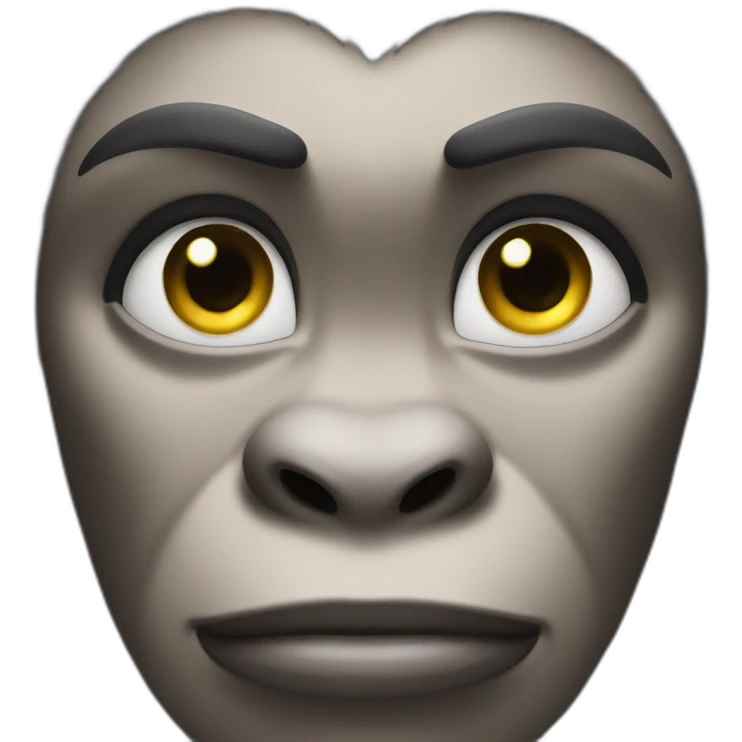Very buff Gorilla Spoting woman emoji