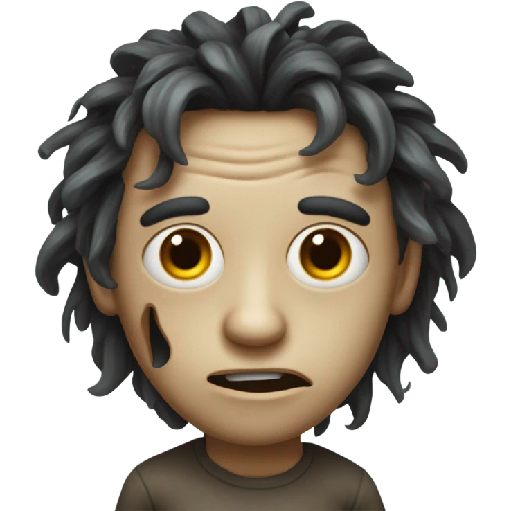 Really bad creepy AI generated person  emoji