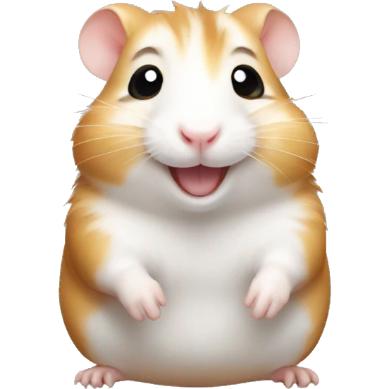 hamster smiling emoji