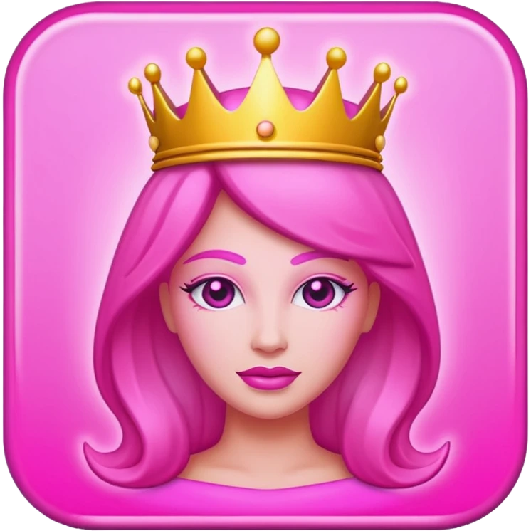 Pink queens sign  emoji