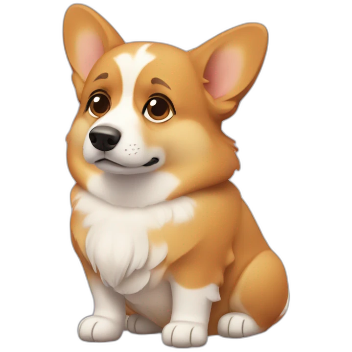 Sad Corgi emoji