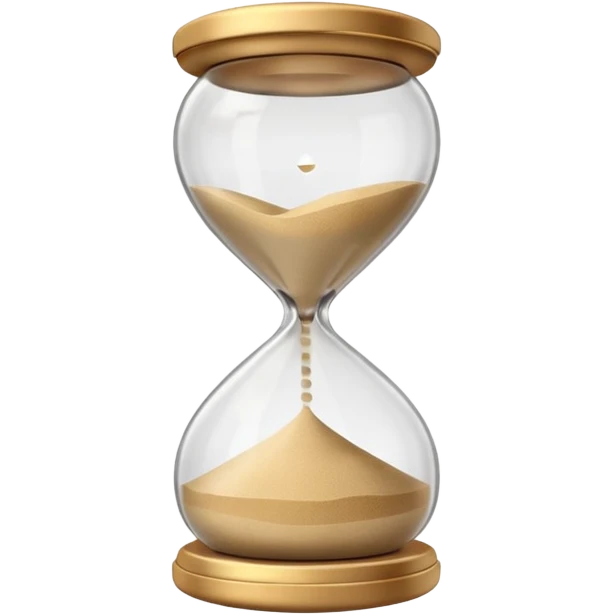 sand timer 3d emoji