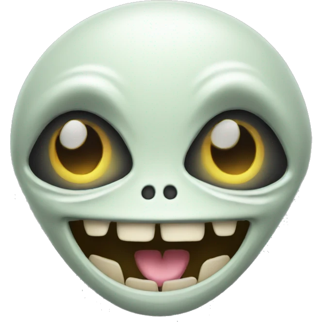 Alien laught emoji