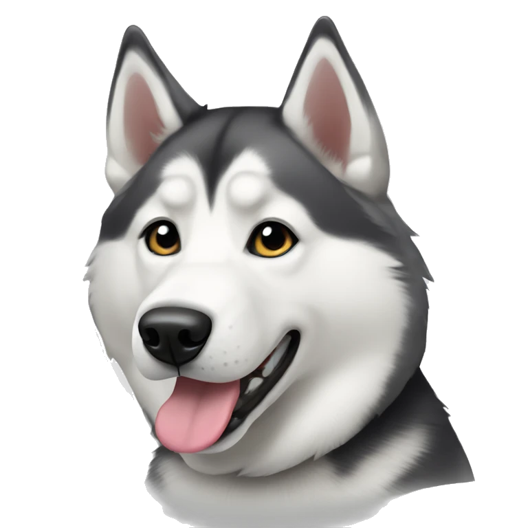 Siberian husky emoji