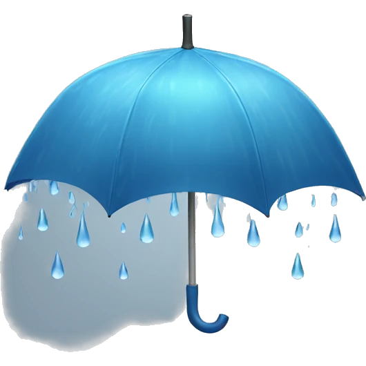 rain emoji