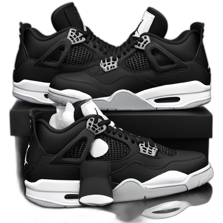 Jordan 4 oreo emoji