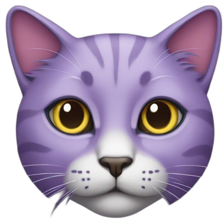 purple cat emoji