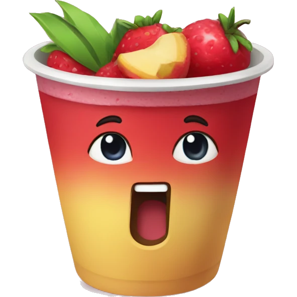 Fruitcup emoji