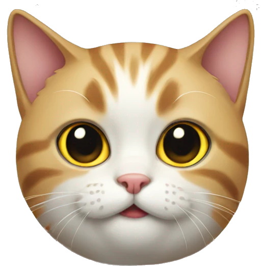 Cat with a boo emoji