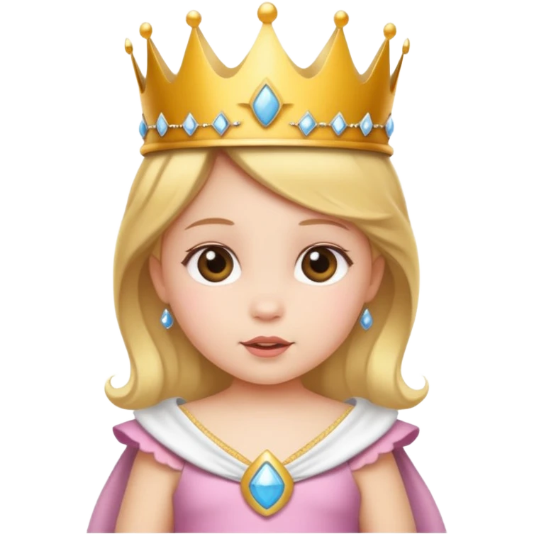 petit bébé princesse emoji