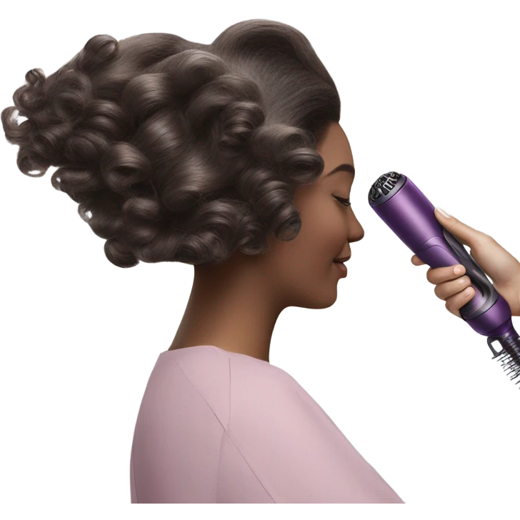 Dyson air wrap curls emoji