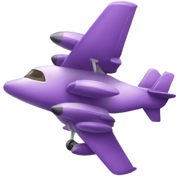 lilac plane emoji