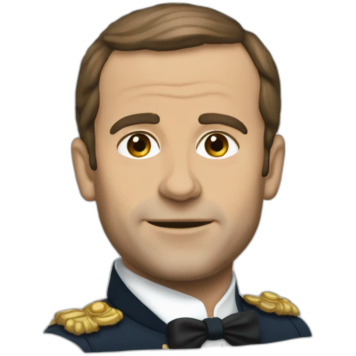 macron choqué emoji