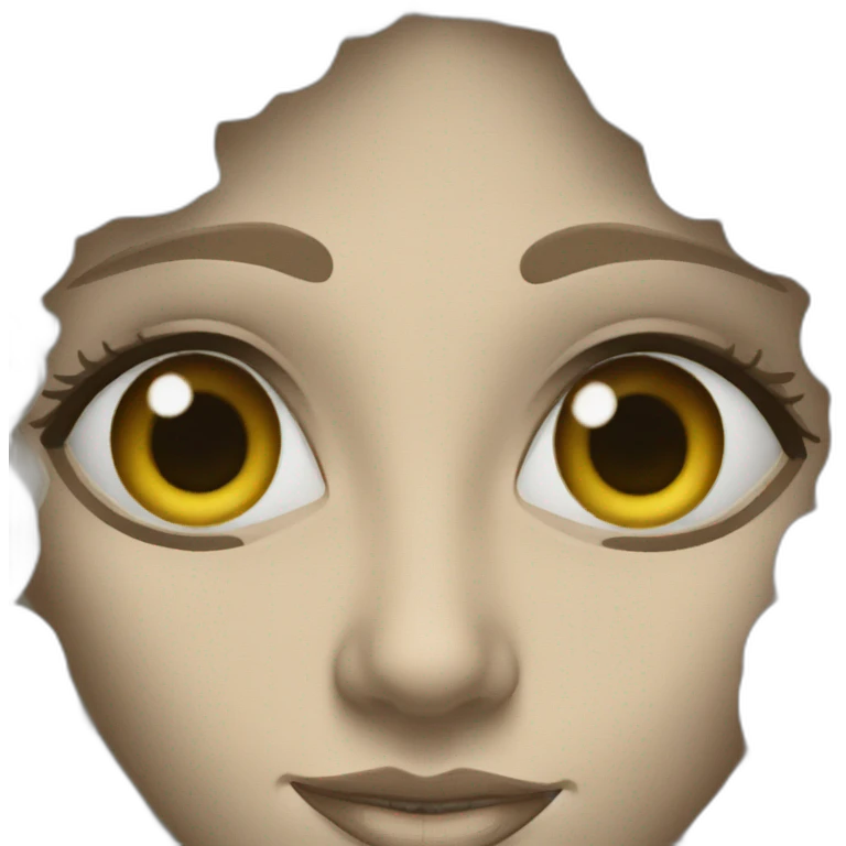 a Renaissance woman 3 eyes emoji