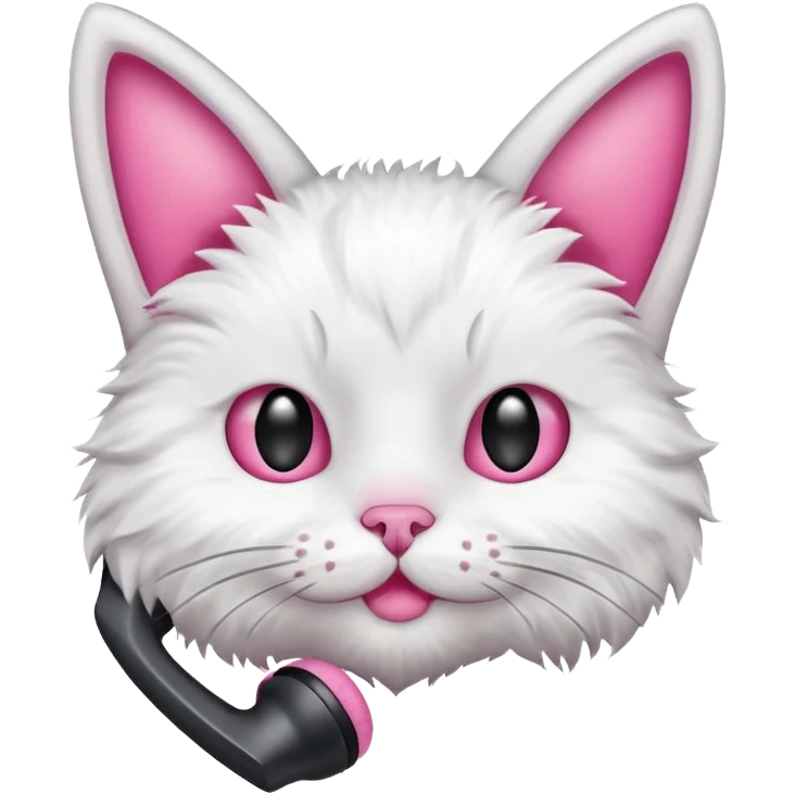 cat's ear on the phone emoji